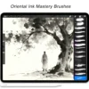 Procreate Chinese Ink Brushes - Oriental Watercolor, Calligraphy & Wash Brush Set