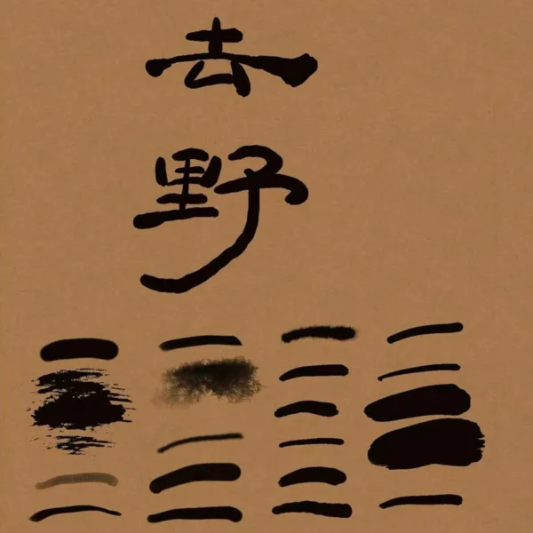 72 Procreate Chinese Calligraphy Brushes | Authentic Ink Line, Sketching, and Watercolor Wash Brush Set for iPad Digital Art