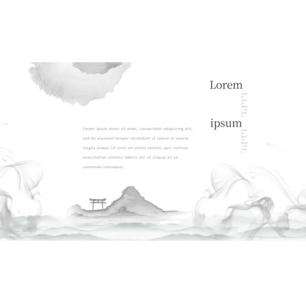 Aesthetic Chinese Style PowerPoint Template | Ink Wash Presentation Slides (5 Pack)